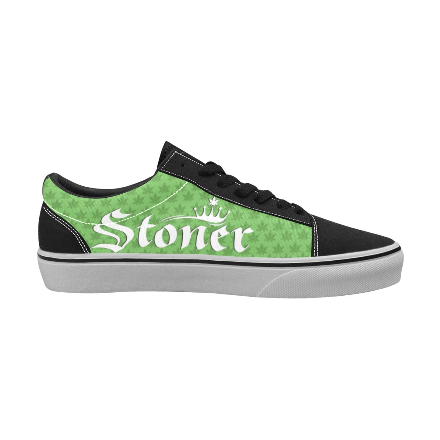 Stoner Chick Skate Shoes - Green/White