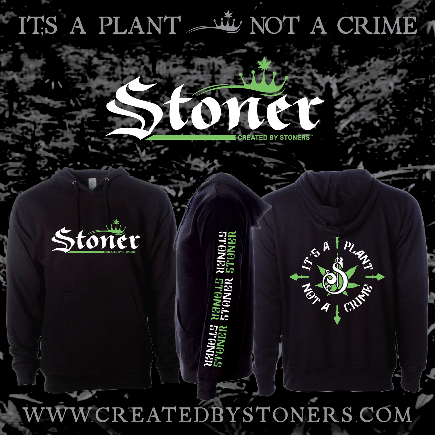 Two-Tone Hoodie - Created By Stoners