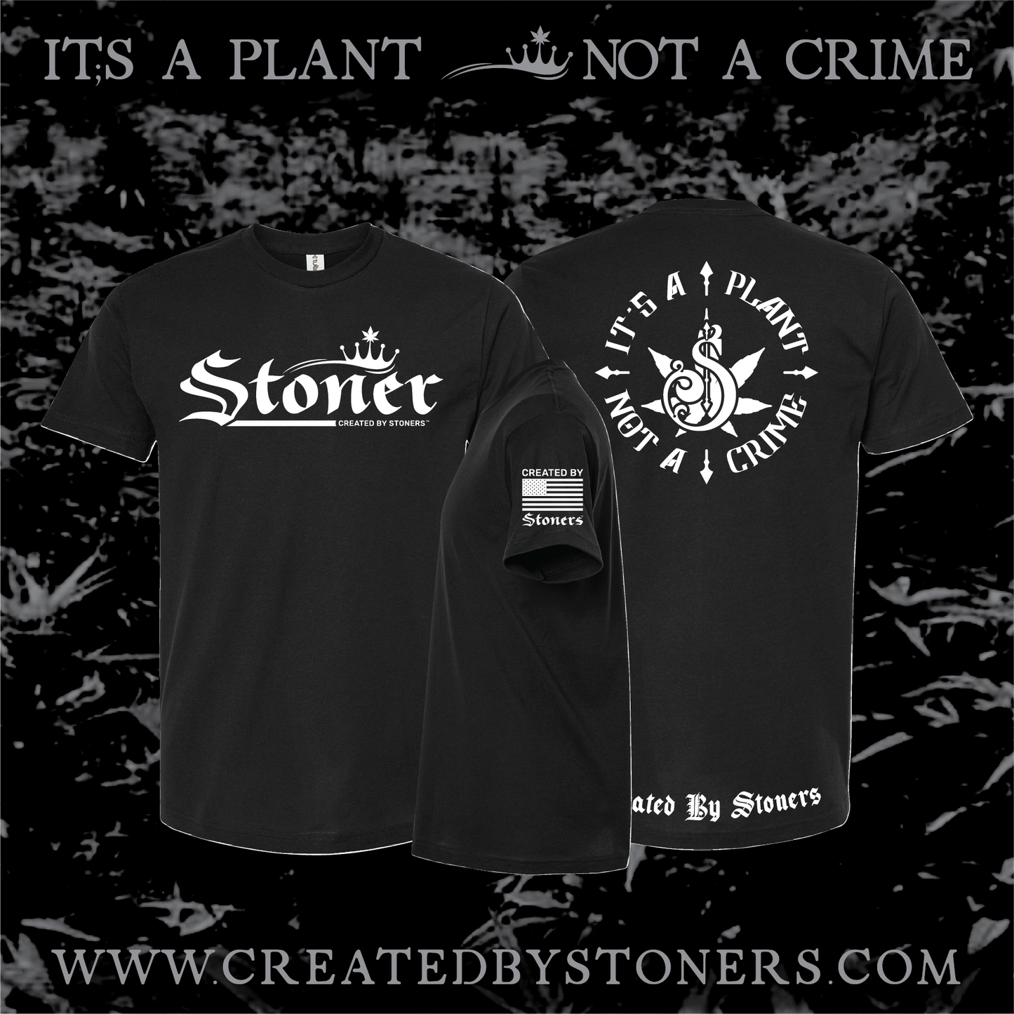 Core Stoner Tee - Black/White