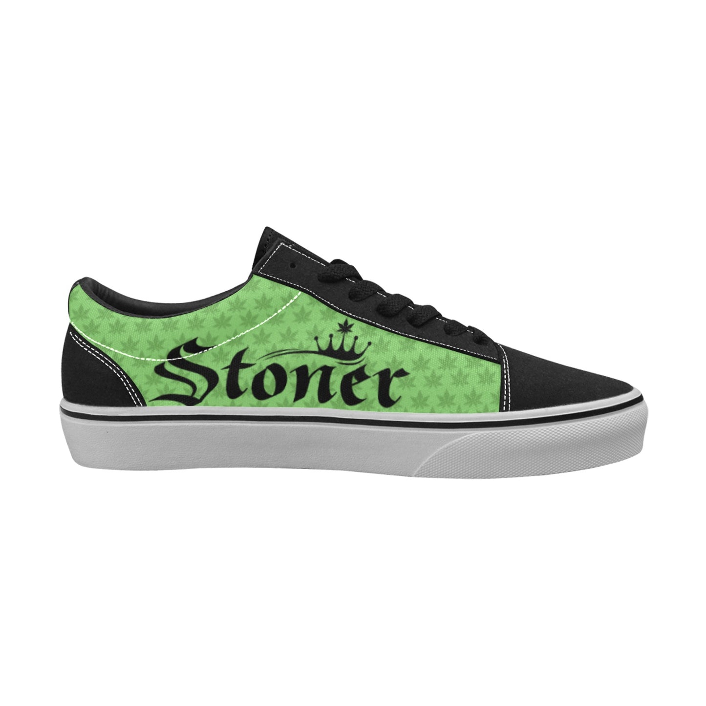 Stoner Dude Skate Shoe - Green / Black