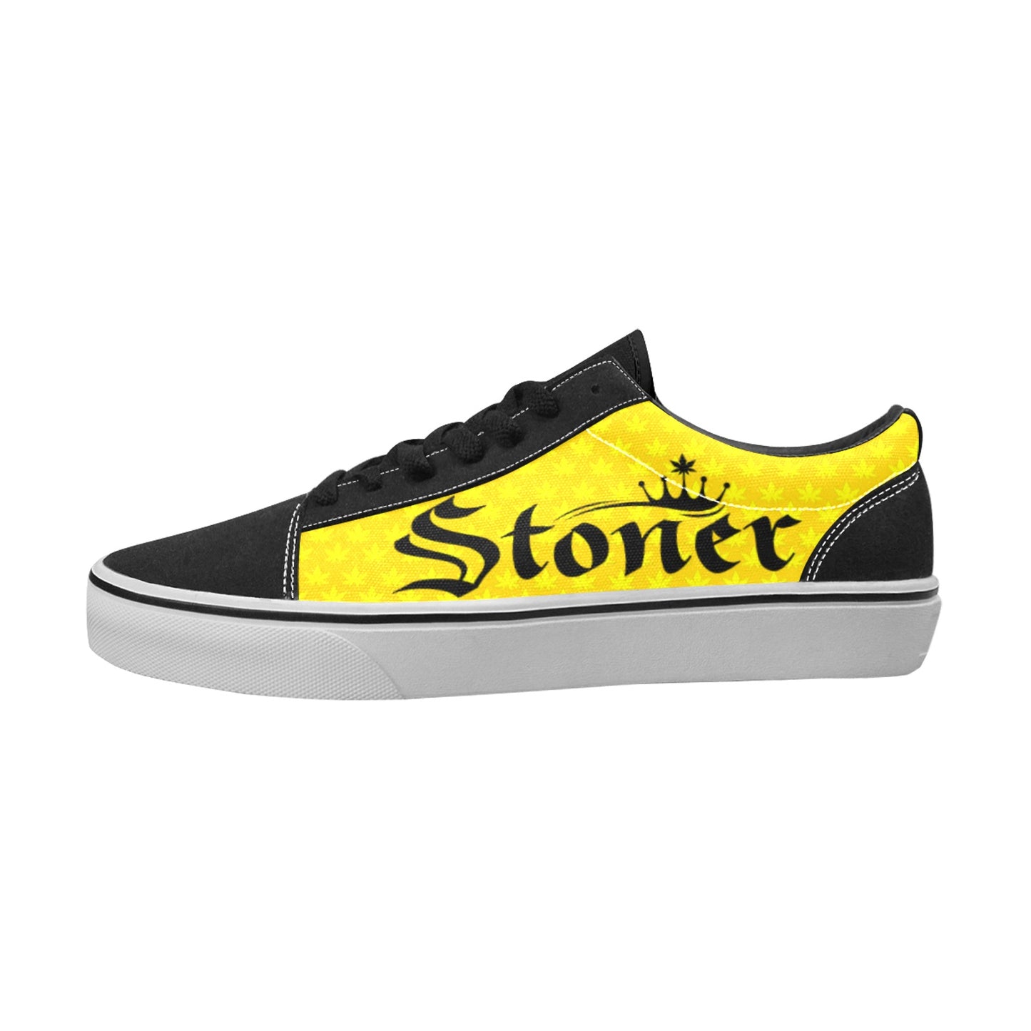 Stoner Dude Skate Shoe - Yellow / Black