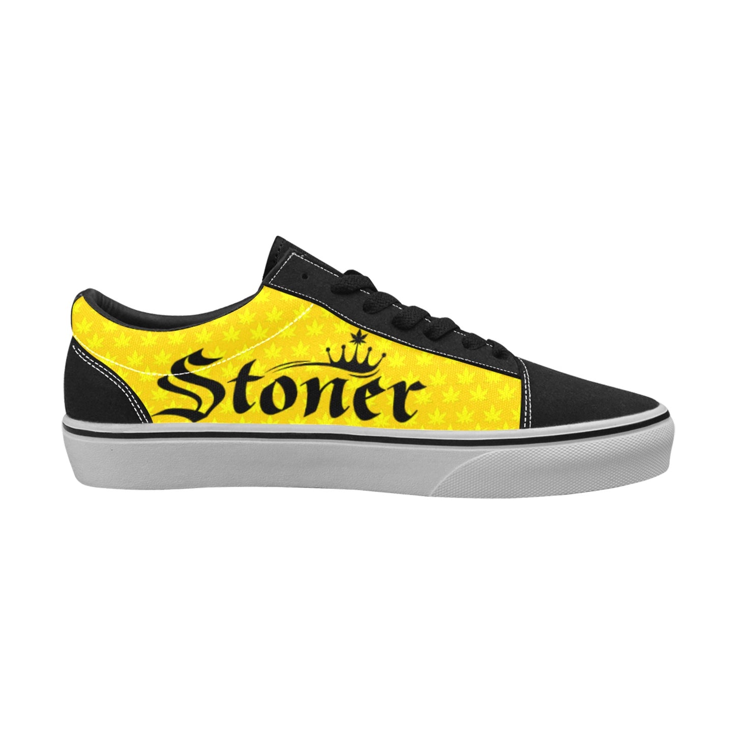 Stoner Dude Skate Shoe - Yellow / Black