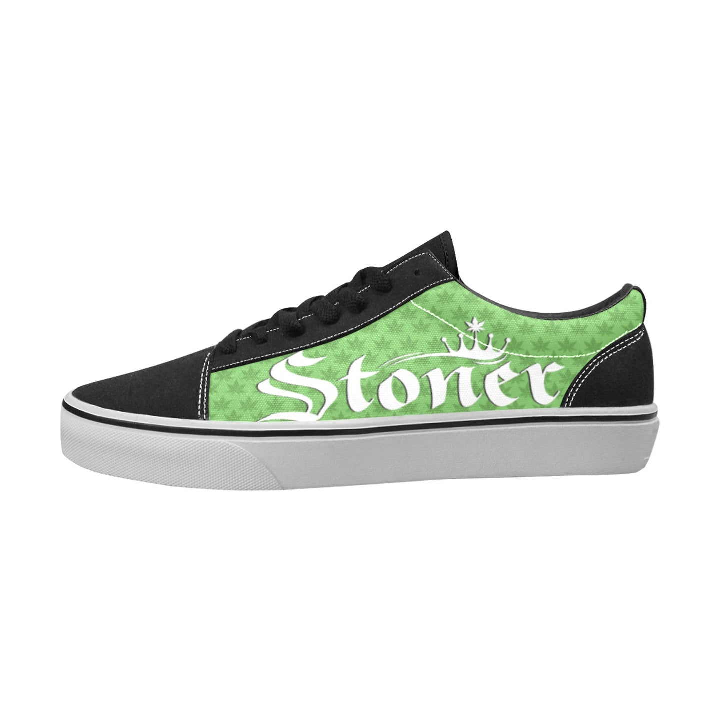 Stoner Dude Skate Shoe - Green/White