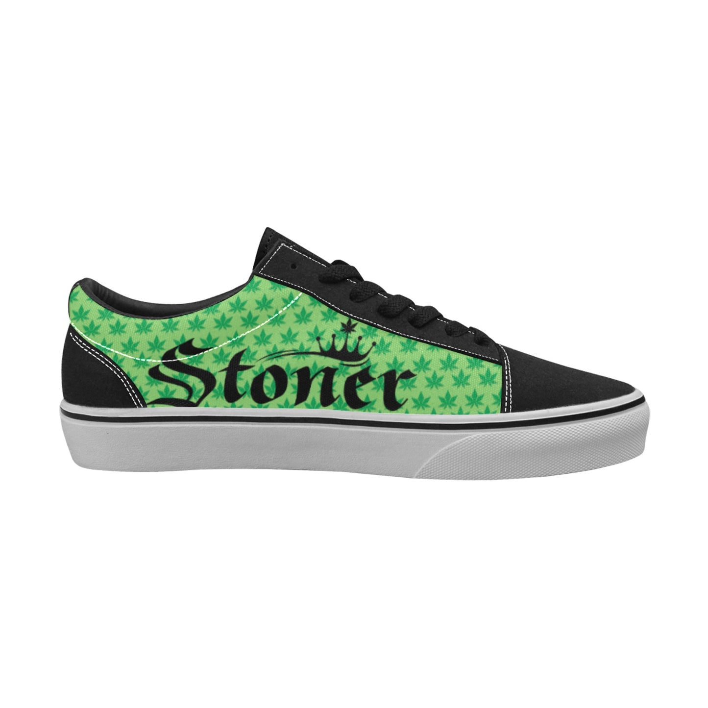 Stoner Chick Skate Shoe - Green / Black