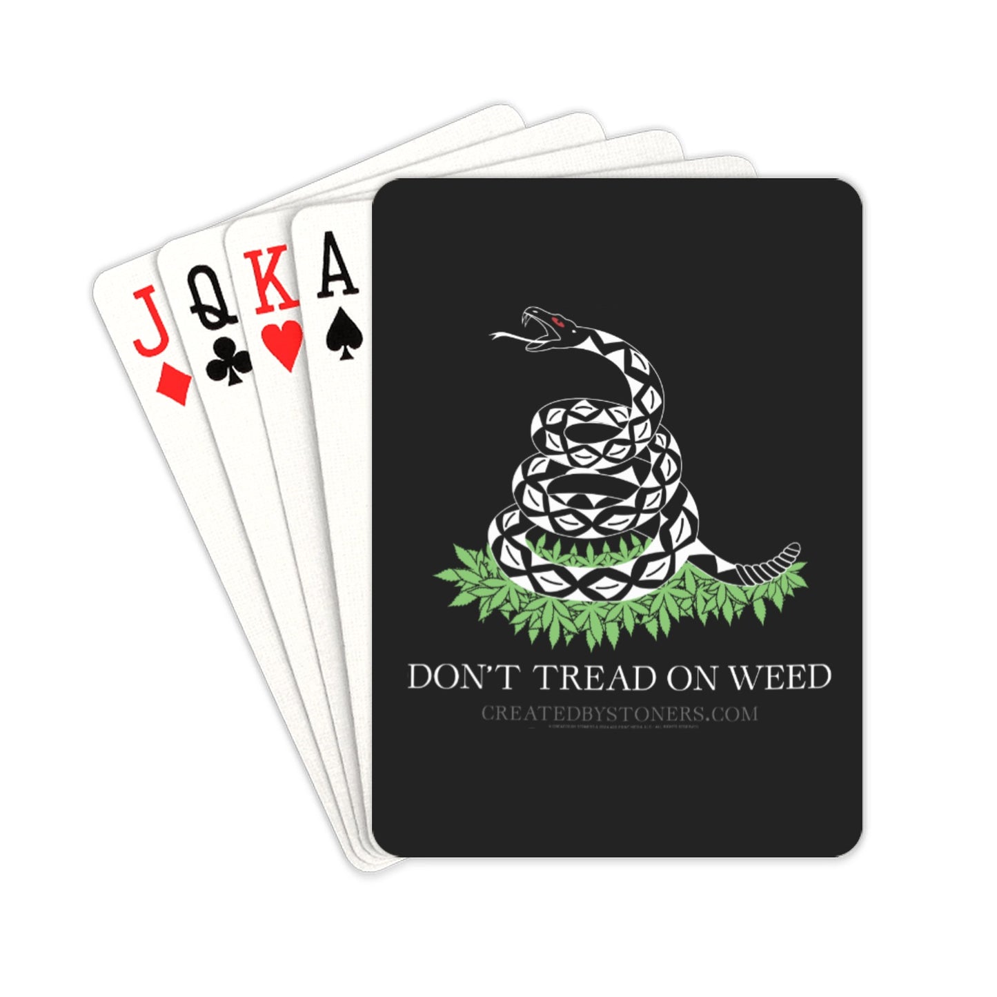 Don't Tread on Weed Playing Cards Playing Cards 2.5"x3.5"