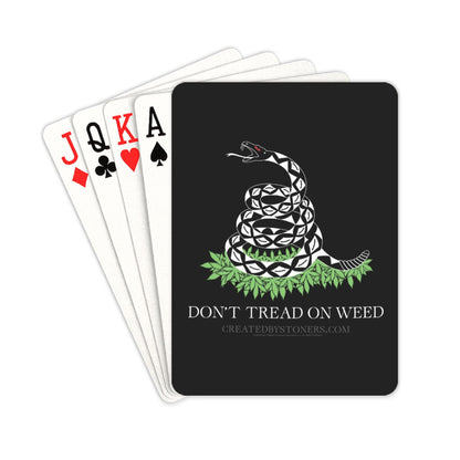 Don't Tread on Weed Playing Cards Playing Cards 2.5"x3.5"