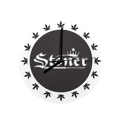 Stoner 12" MDF Wall Clock Collection