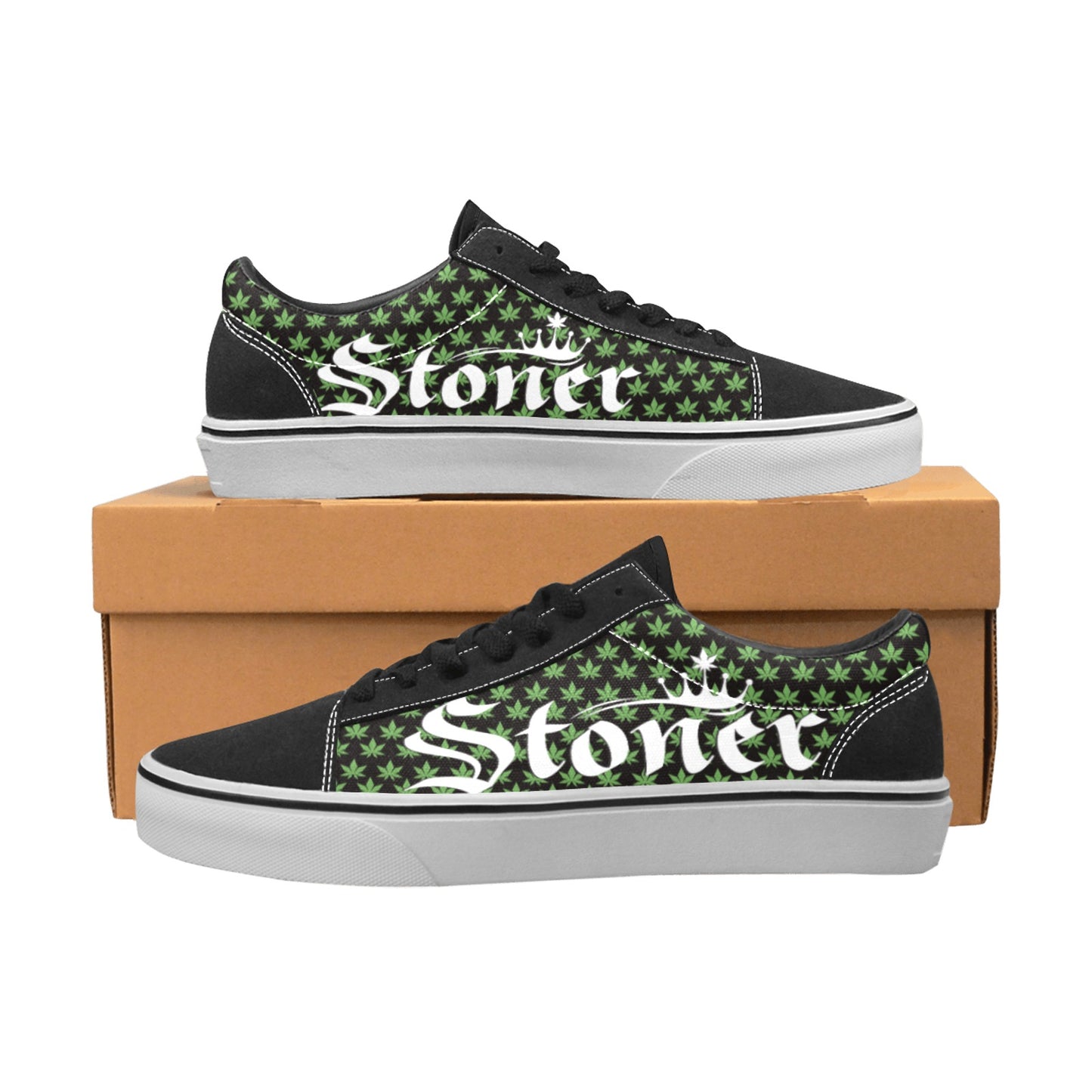 Men's Stoner Skate Shoe - Black / Green