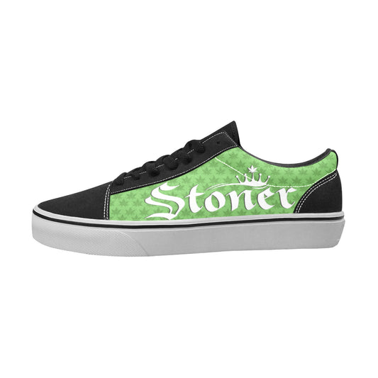 Stoner Chick Skate Shoes - Green/White