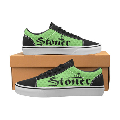Stoner Dude Skate Shoe - Green / Black