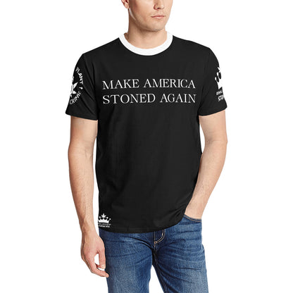 Make America Stoned Again Print All Over Tee