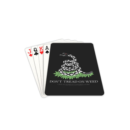 Don't Tread on Weed Playing Cards Playing Cards 2.5"x3.5"