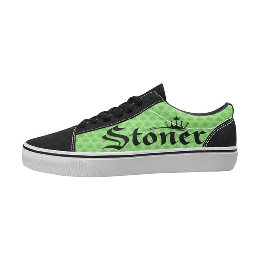 Stoner Dude Skate Shoe - Green / Black