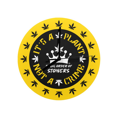 Stoner 12" MDF Wall Clock Collection