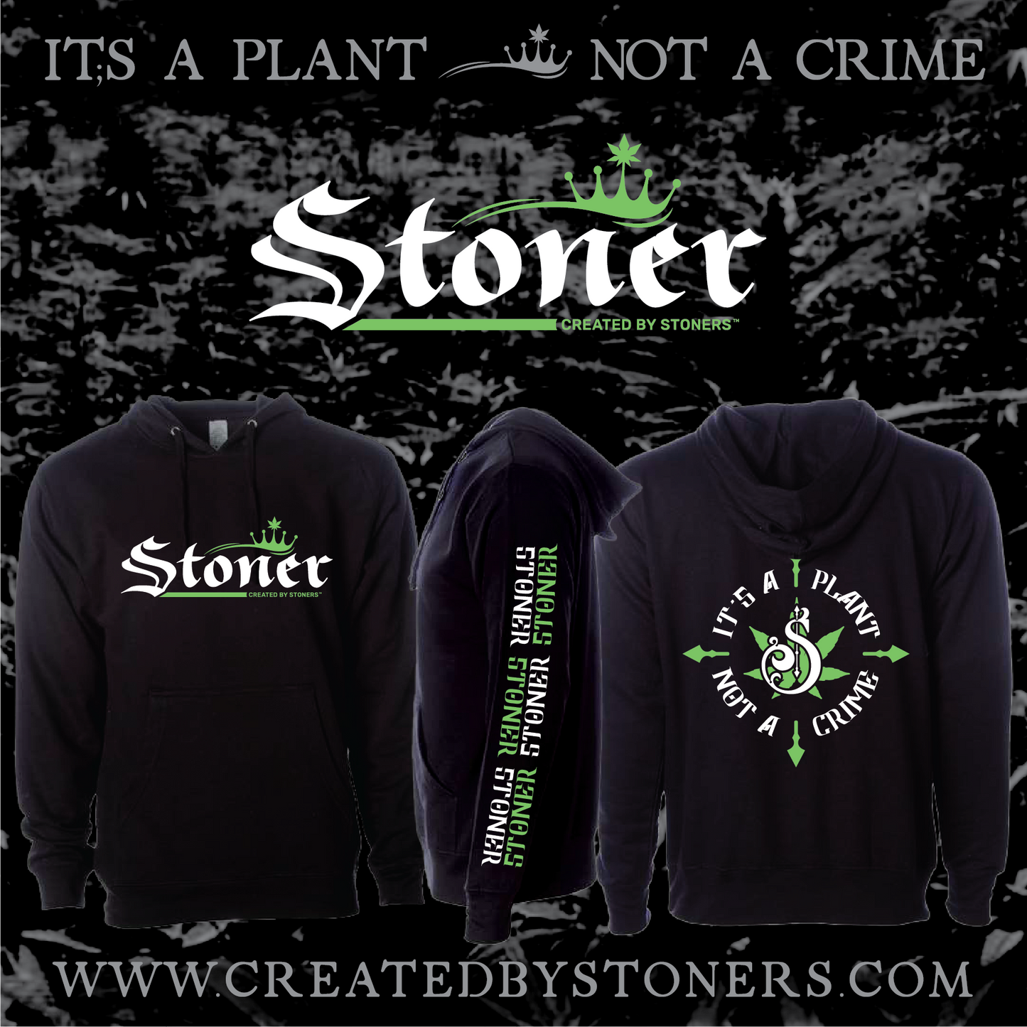 Winter 2024 Two-Tone Hoodie - Created By Stoners