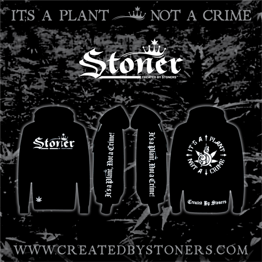 Core Stoner Logo Hoodie - Black - Created By Stoners