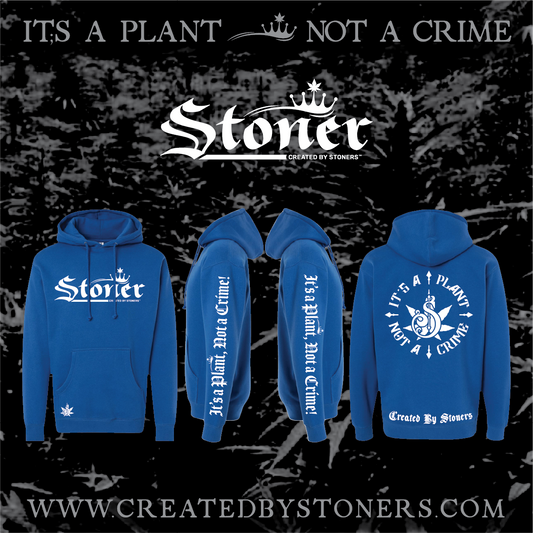 Core Stoner Logo Hoodie - Royal - Created By Stoners