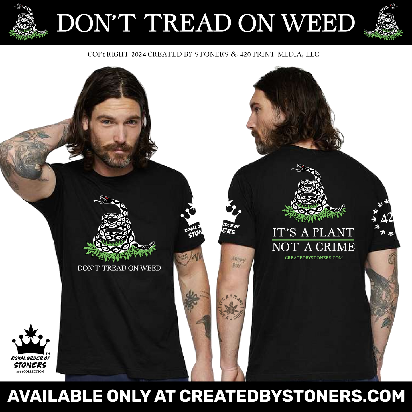 Don't Tread on Weed Tee