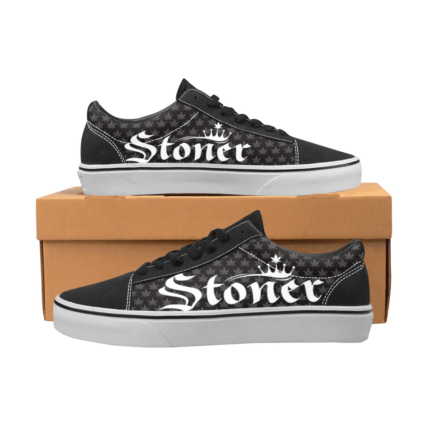 Stoner Dude Skate Shoe - Black / Grey