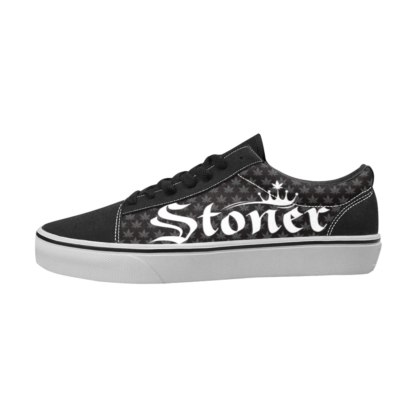 Stoner Dude Skate Shoe - Black / Grey