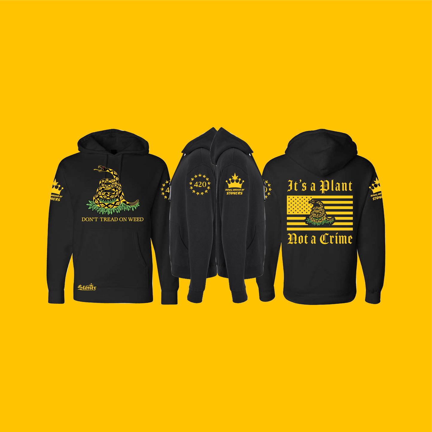 Don't Tread On Weed Hoodies